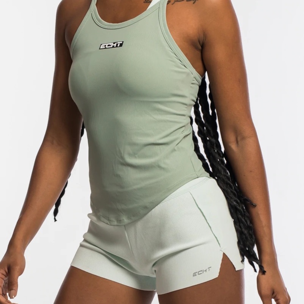 Echt Apparel Court Shorts Mint Running Tennis size M